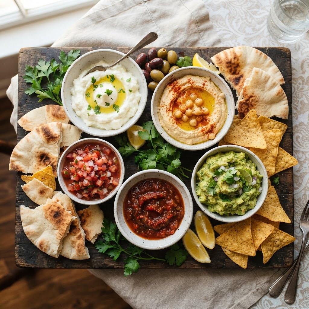 Mezze & Dips Spread
