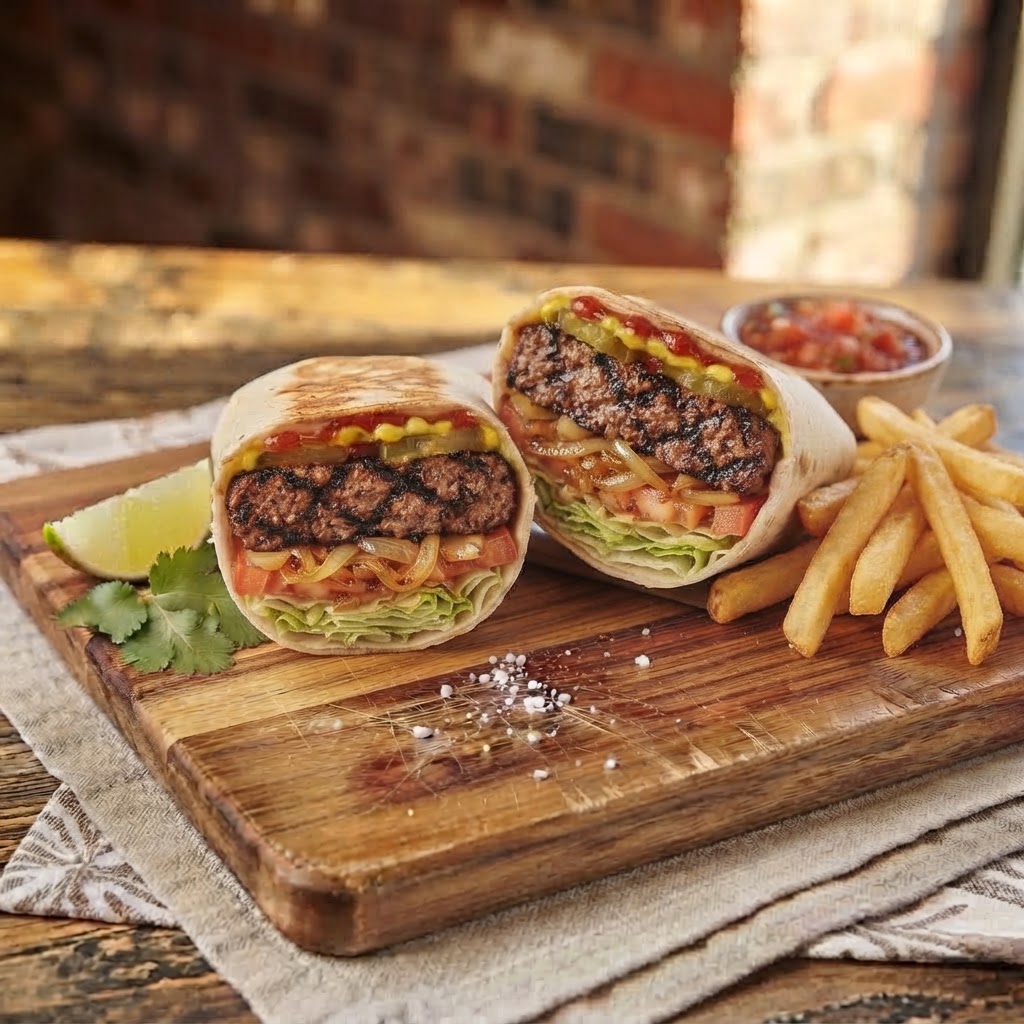 Beef Burrito Burger