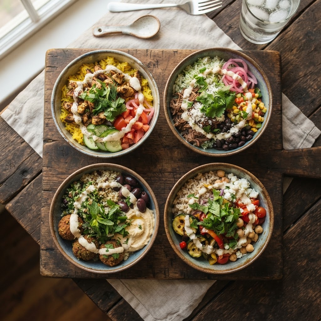 Family Bowl Platter (4 bowls)