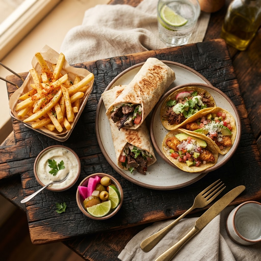 Shawarma-Taco Combo for Two