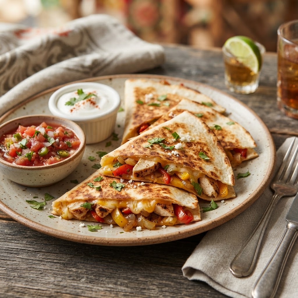 Chicken Quesadillas