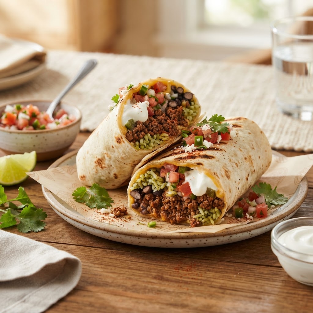Mexican Beef Burrito