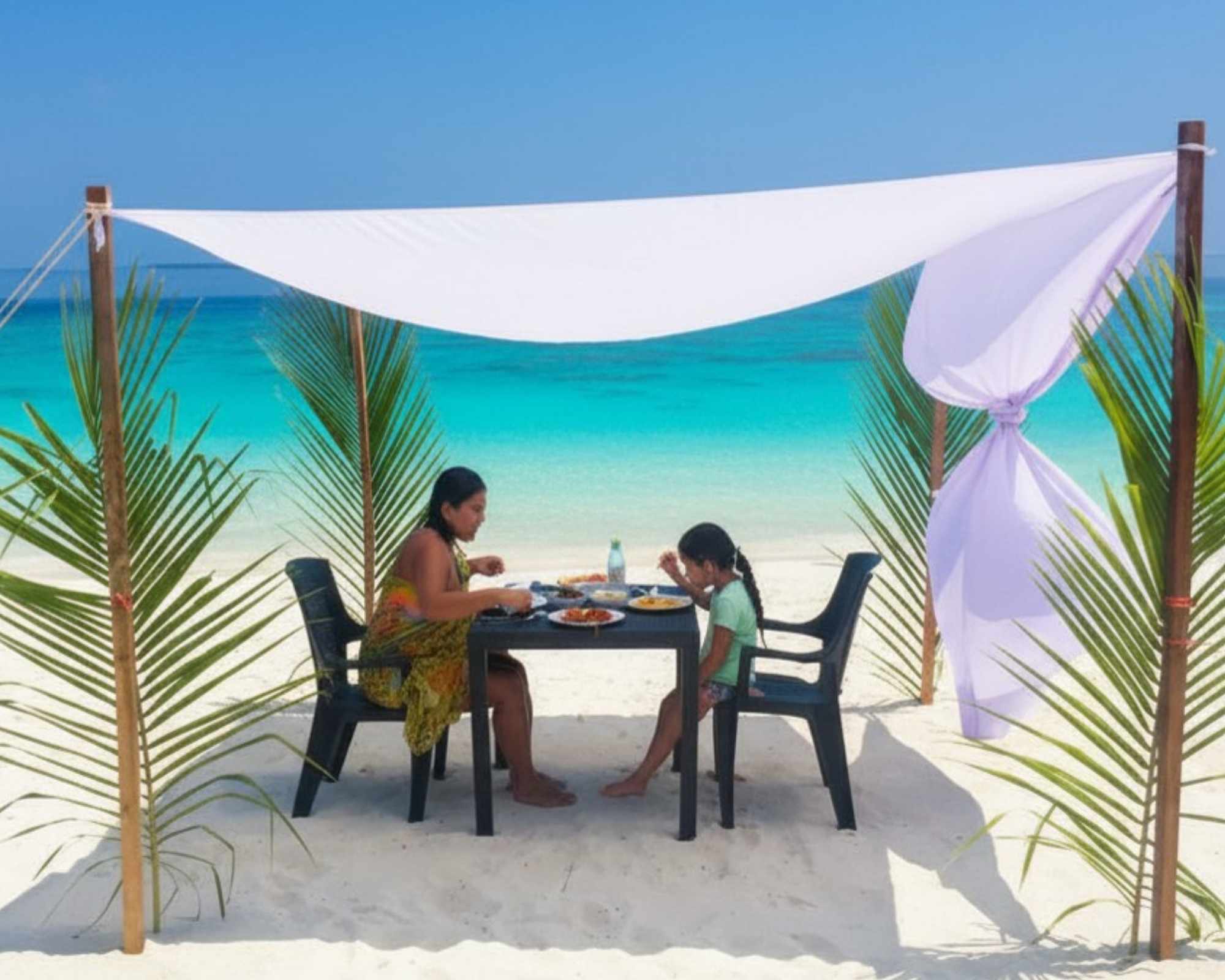 Fresh seafood and catch preparation at VIBE Café, Manadhoo