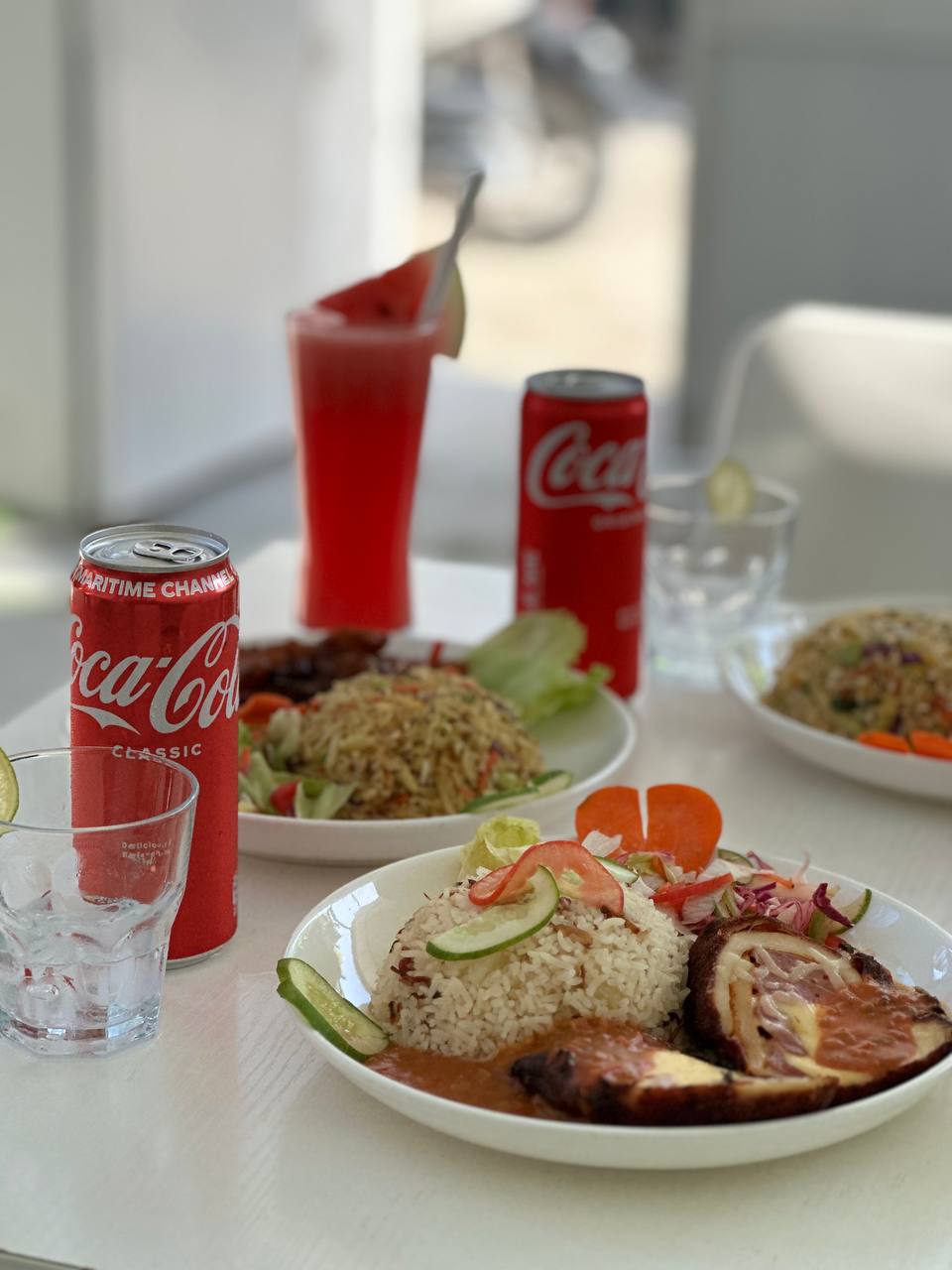 In-room dining at Sunny Day Inn hotel, Noonu Atoll