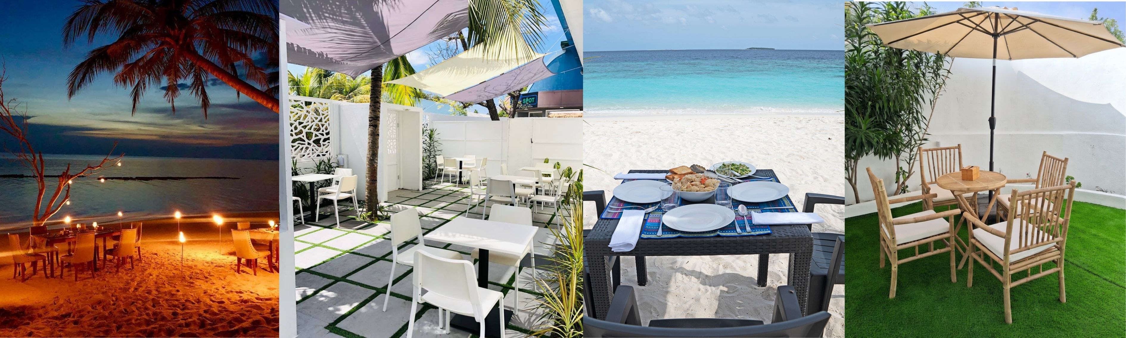 VIBE Café & Kitchen dining area in Manadhoo, Noonu Atoll