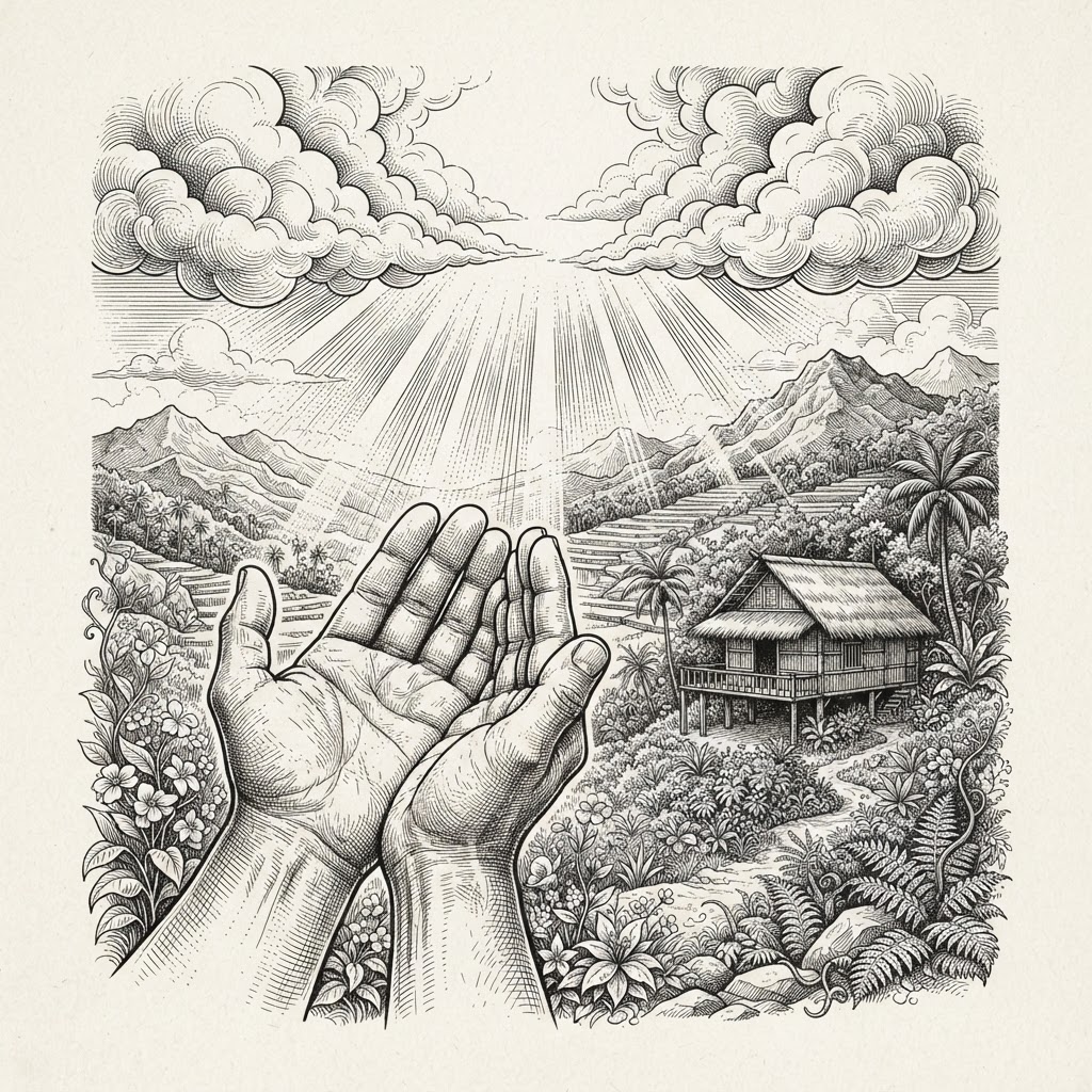 Sketch illustration for Numbers 6:24-26