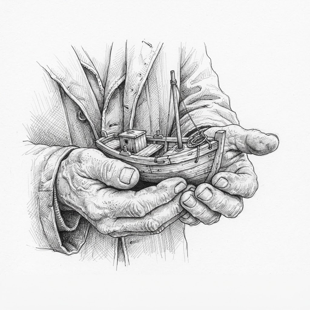 Sketch illustration for Deuteronomy 33:27