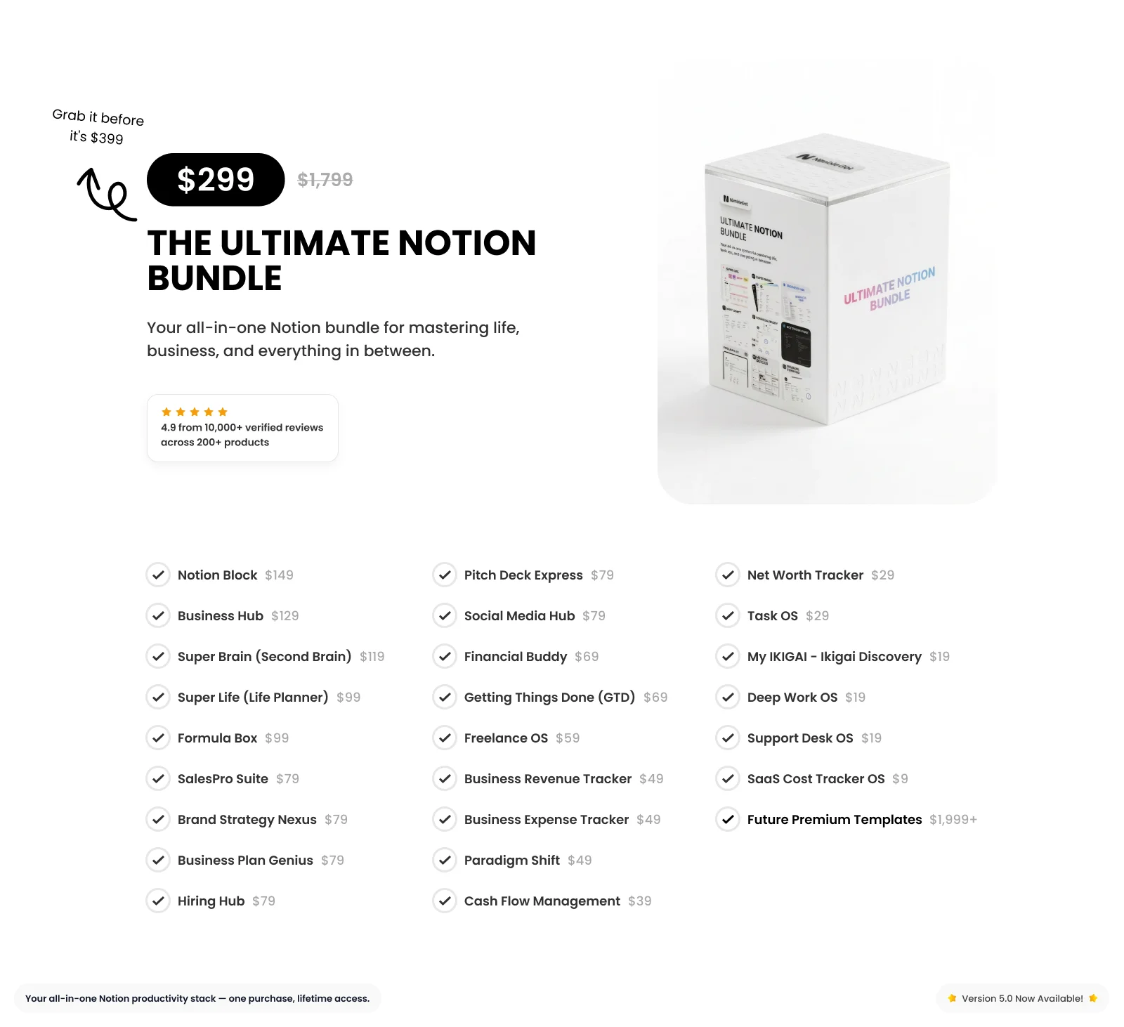 The Ultimate Notion Templates Bundle