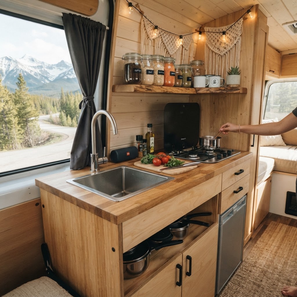Campervan Conversion: Building the Perfect Kitchen Unit
