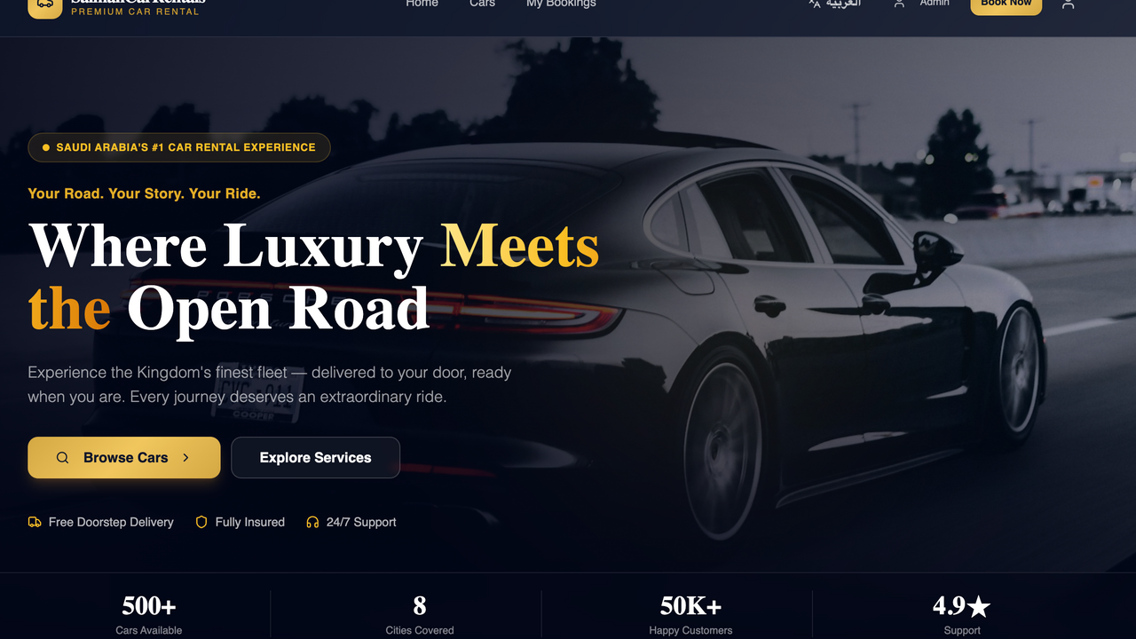 CAR RENTAL  template preview