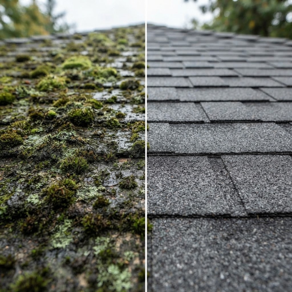 CLOSE-UP SHINGLE COMPARISON