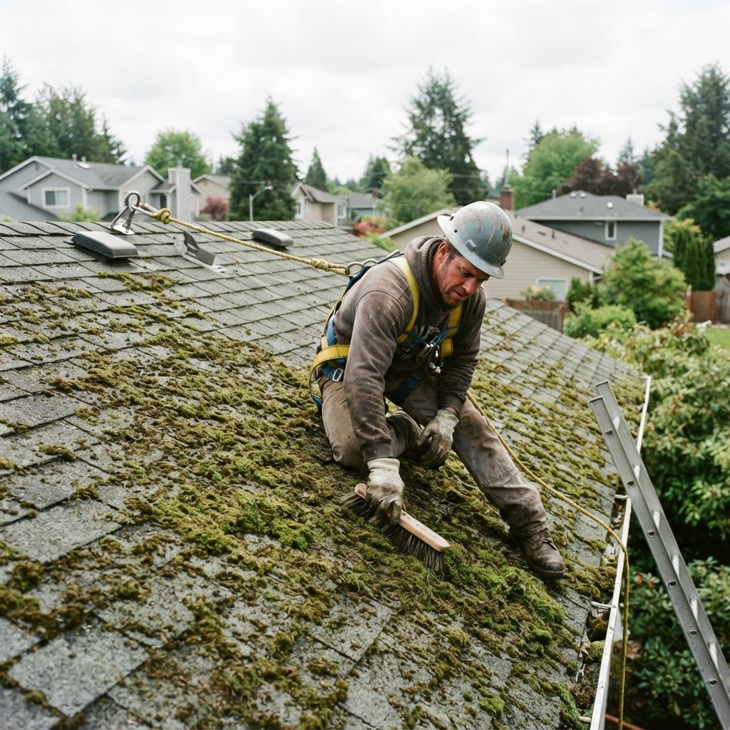 Roof Moss Removal