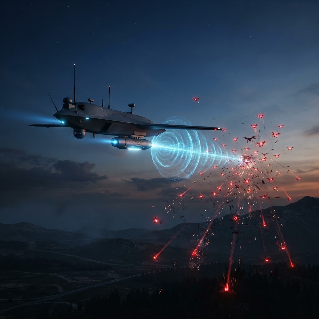 Beyond Kinetic Intercepts: The Rise of Airborne HPM in Swarm Defense