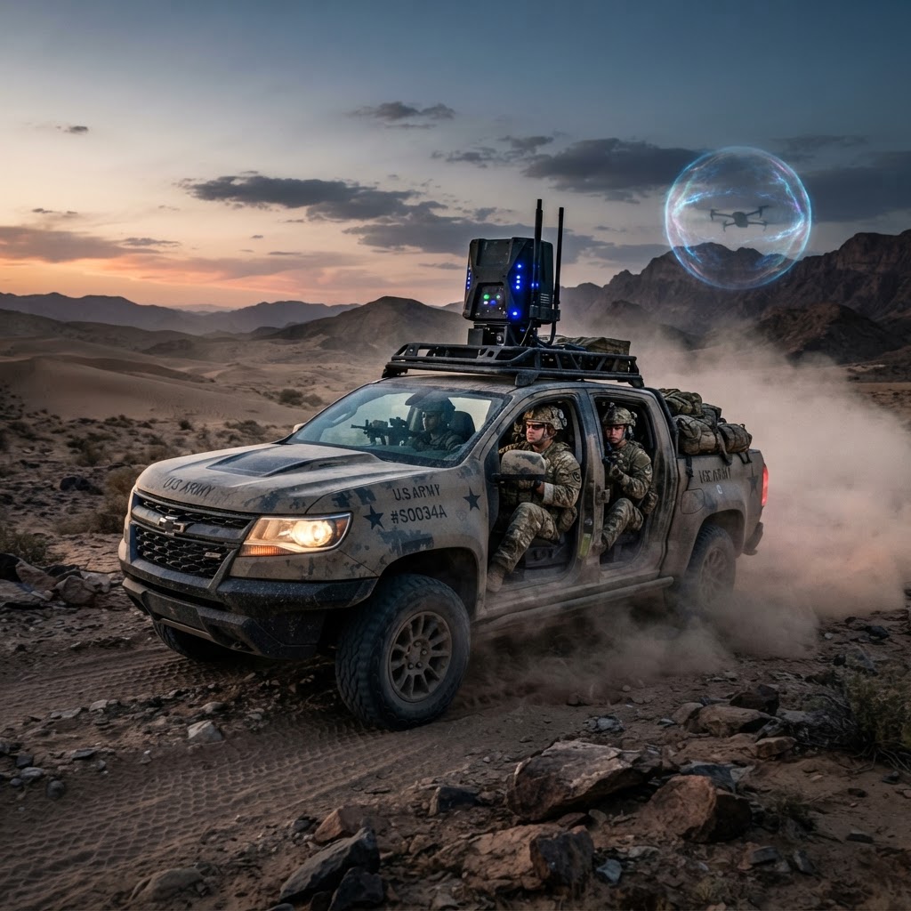 Mobile EW Dominance: U.S. Army Deploys DroneSentry-X on Light Infantry Vehicles