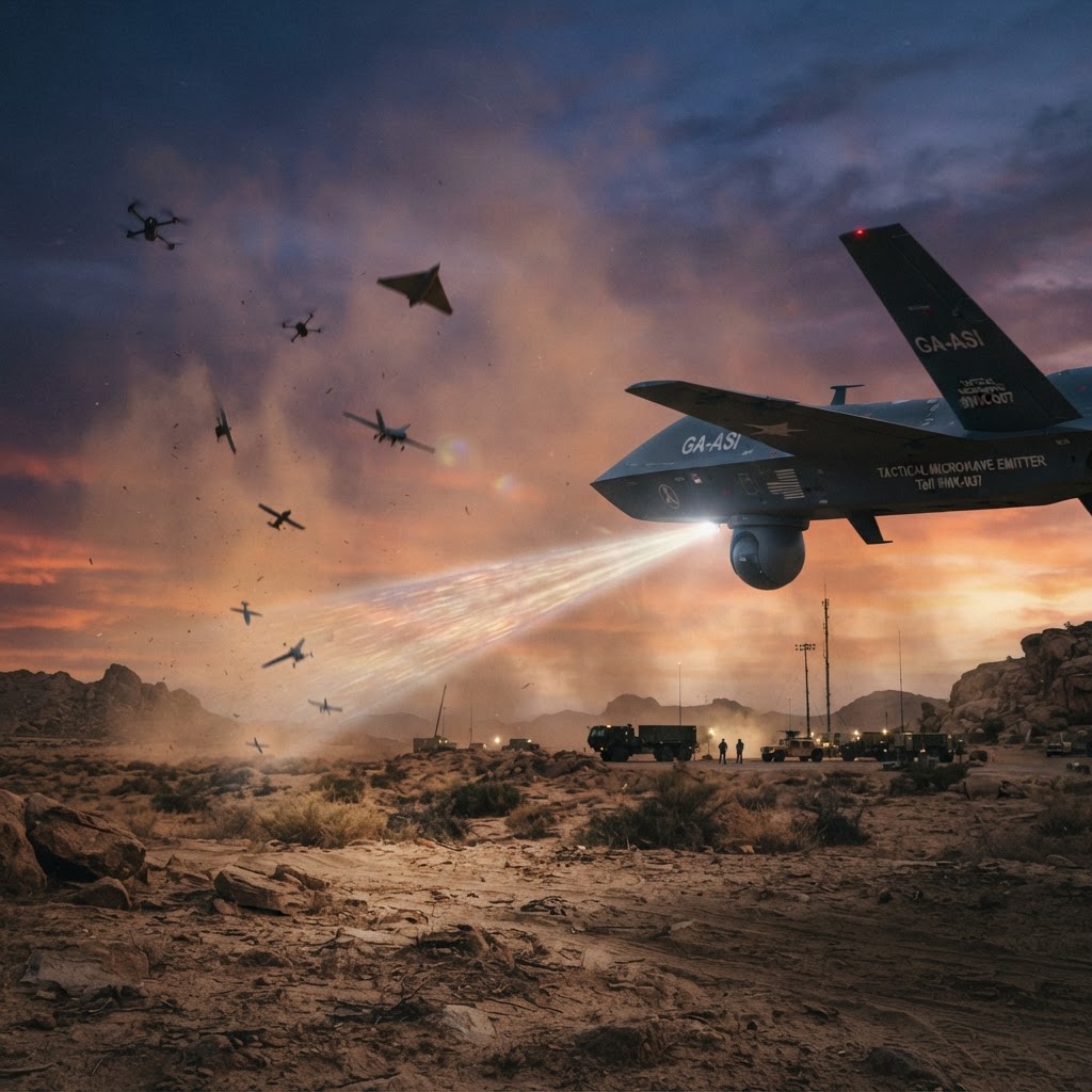 Airborne High-Power Microwaves Break the Counter-Swarm Economics Paradigm