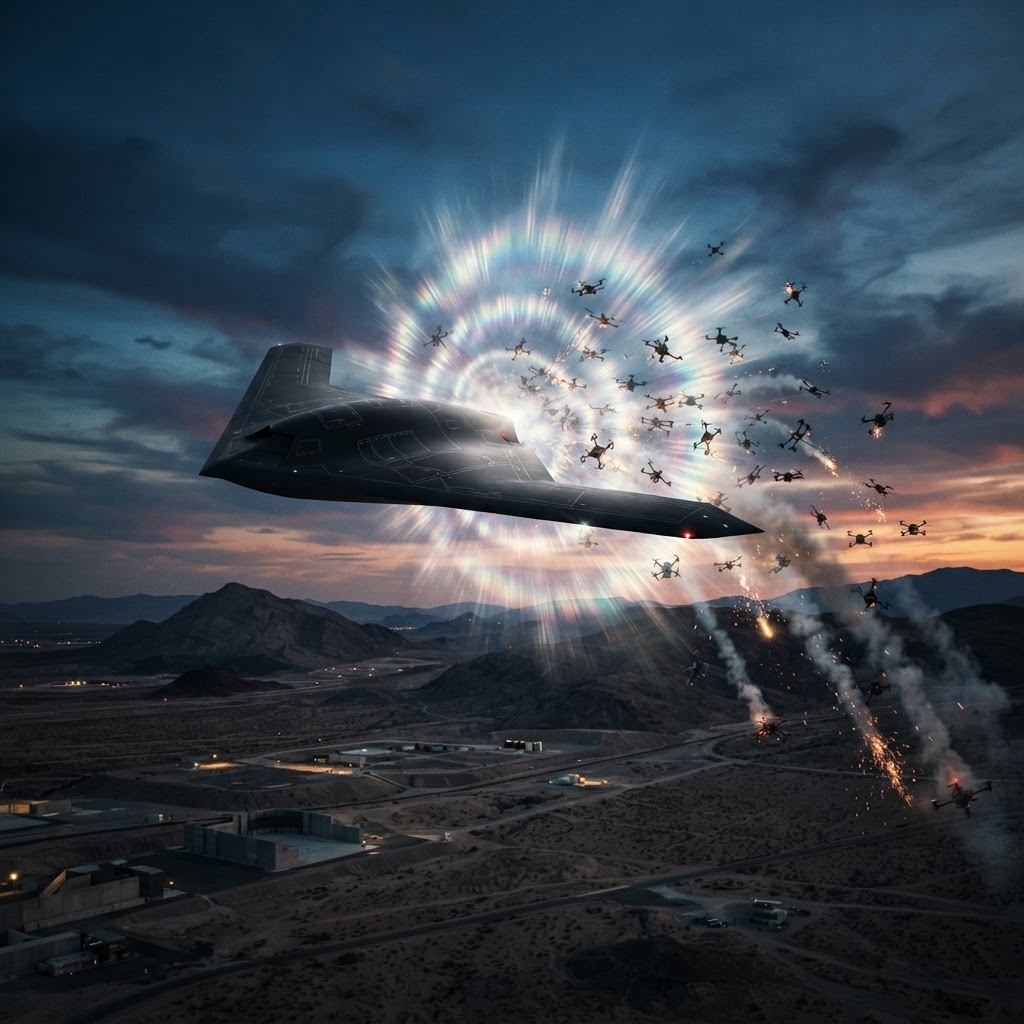 Airborne High-Power Microwave Arms Race: Inside the Push to Defeat Autonomous Drone Swarms
