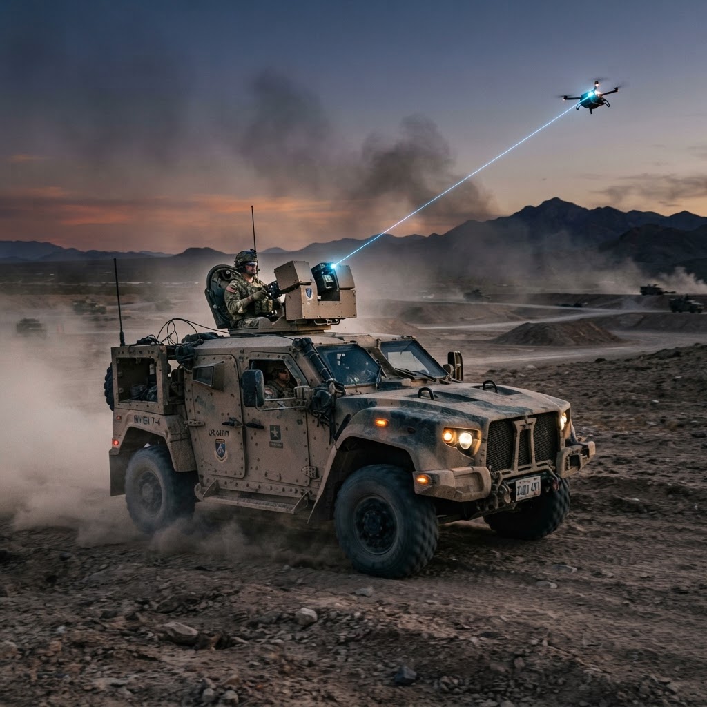 Directed Energy Shift: U.S. Army Validates Mobile Laser Defense at Fort Bliss