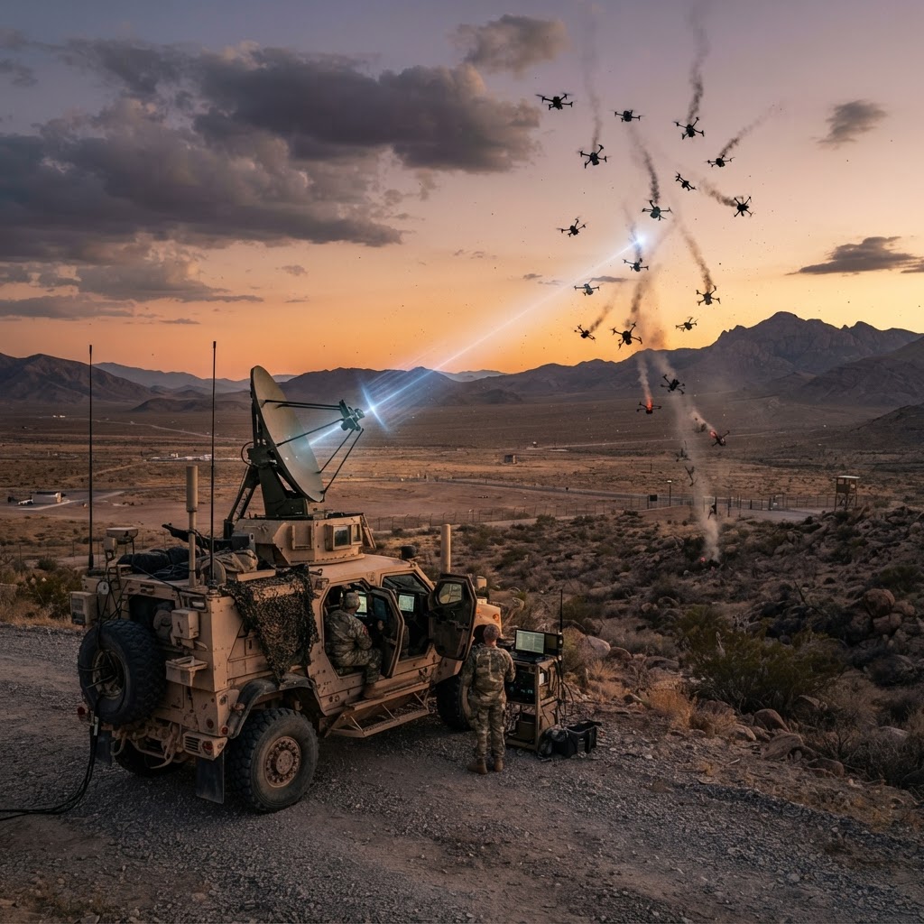 Why Fiber-Optic FPV Swarms Are Driving the Military's High-Power Microwave Pivot