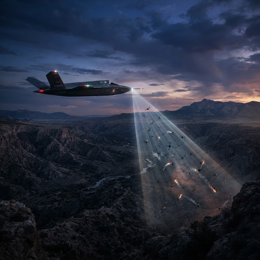 Airborne High-Power Microwave: The Only Viable Antidote to Autonomous Swarms