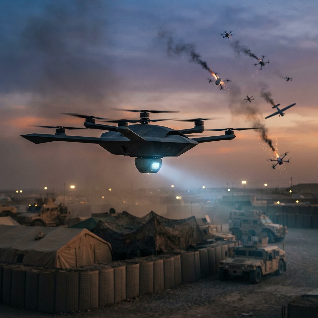 Airborne High-Power Microwave Arms Race: Taking the C-UAS Fight Aloft