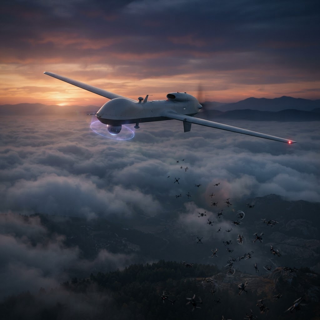 Airborne High-Power Microwave: The Shift from Static Base Defense to Agile Counter-Swarm and Offensive Electronic Attack