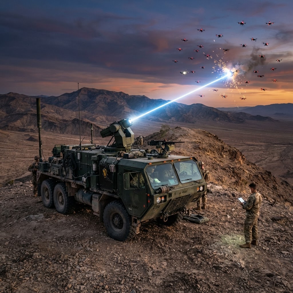US Army Awards Historic $464M E-HEL Contract for Anti-Drone Directed Energy Weapons