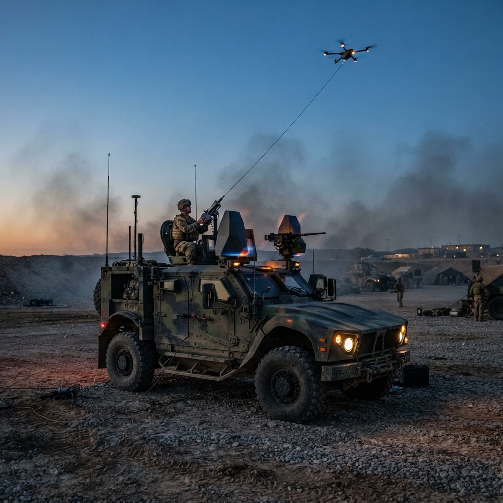 US Army Tests Tethered Drones to Defeat Electronic Warfare and Sustain Maneuver Comms