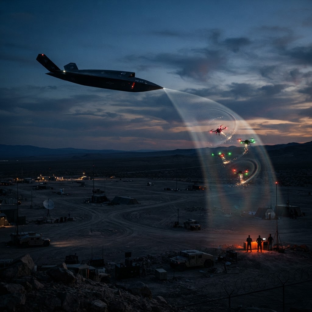 Airborne High-Power Microwave Systems: Breaking the Fiber-Optic and Swarm Bottleneck