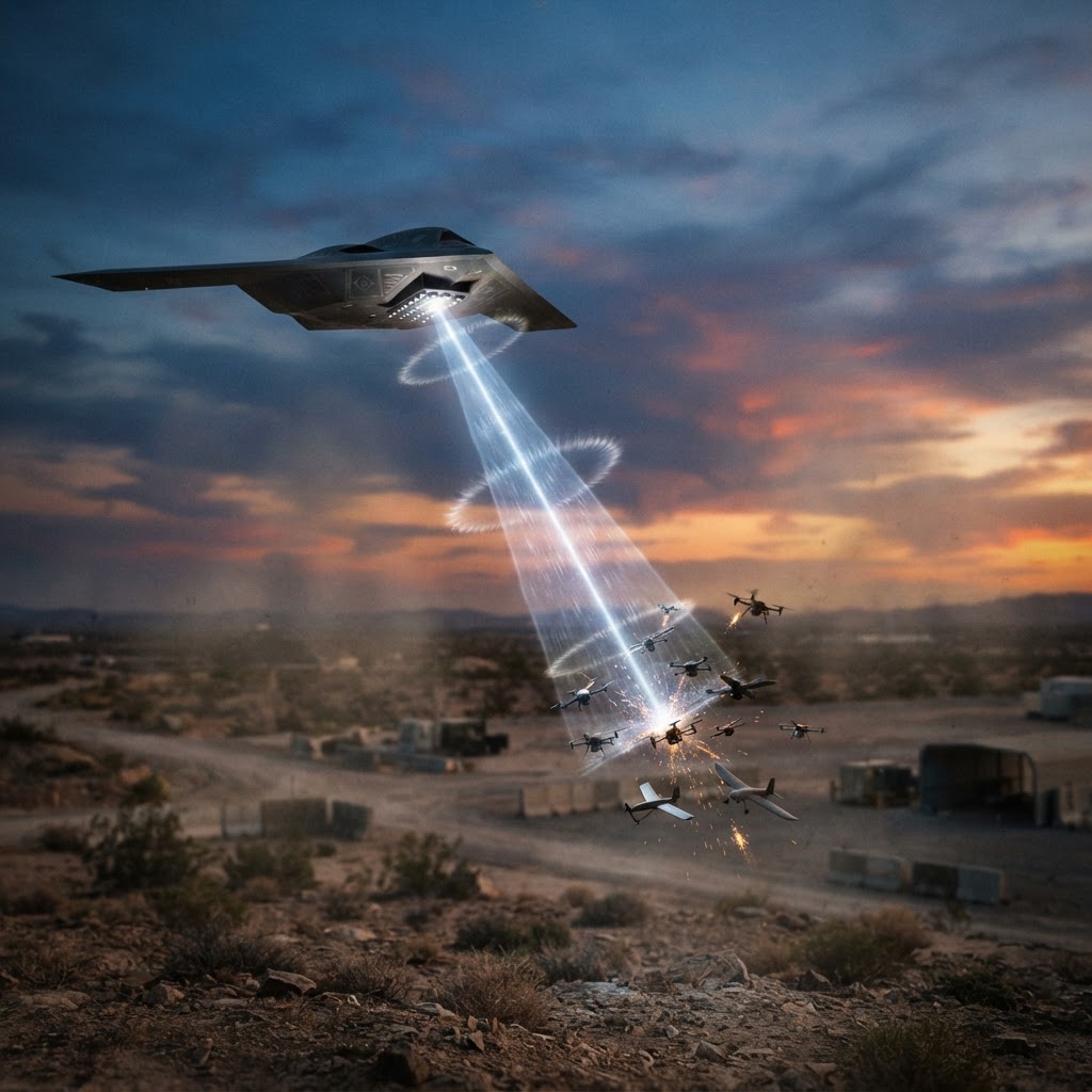 Airborne High-Power Microwave: The New Frontier in Electronic Attack and Swarm Defeat