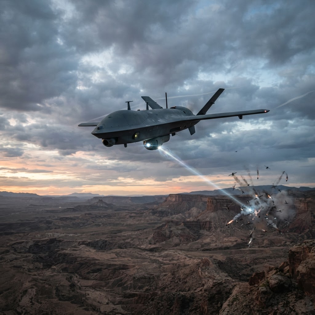 Airborne High-Power Microwaves Shift Directed Energy from Static Defense to Active Hunter