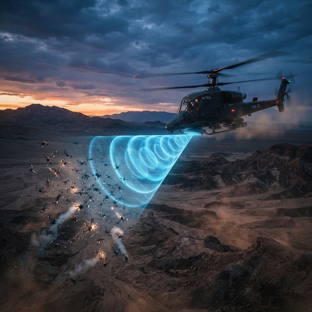 Airborne High-Power Microwaves Shift the Counter-UAS Swarm Paradigm