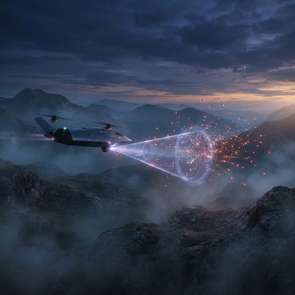 Airborne High-Power Microwaves Reshape Swarm Defense and SEAD Missions