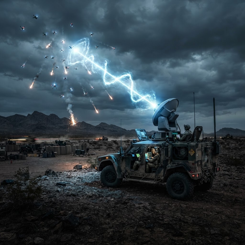 Beyond the Jammer: Why High-Power Microwave is the Future of Drone Swarm Defense