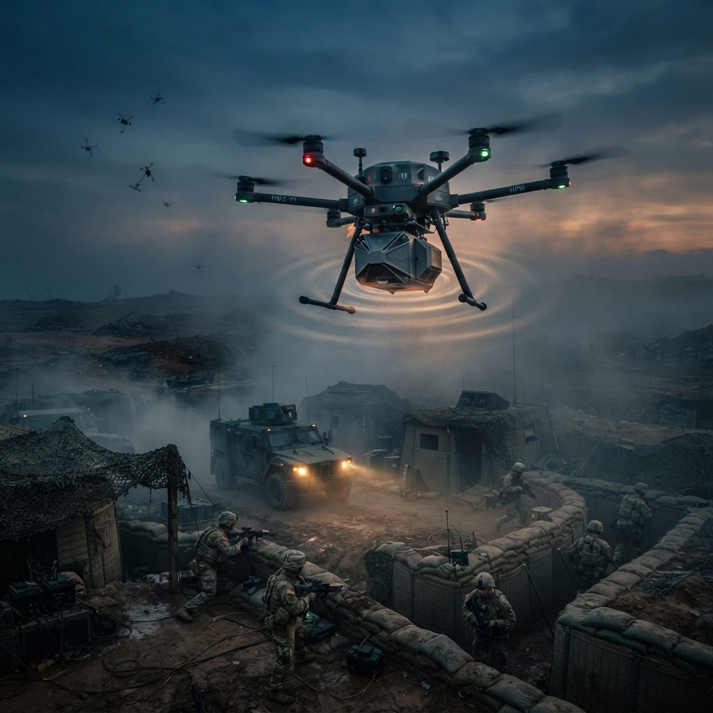 Why Fiber-Optic FPV Drones Are Forcing High-Power Microwaves into the Air