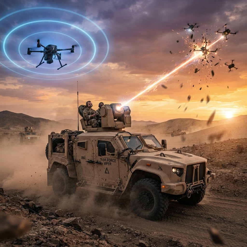 US Army Awards Historic $465M Laser Production Contract as Directed Energy Counters Drone Swarms