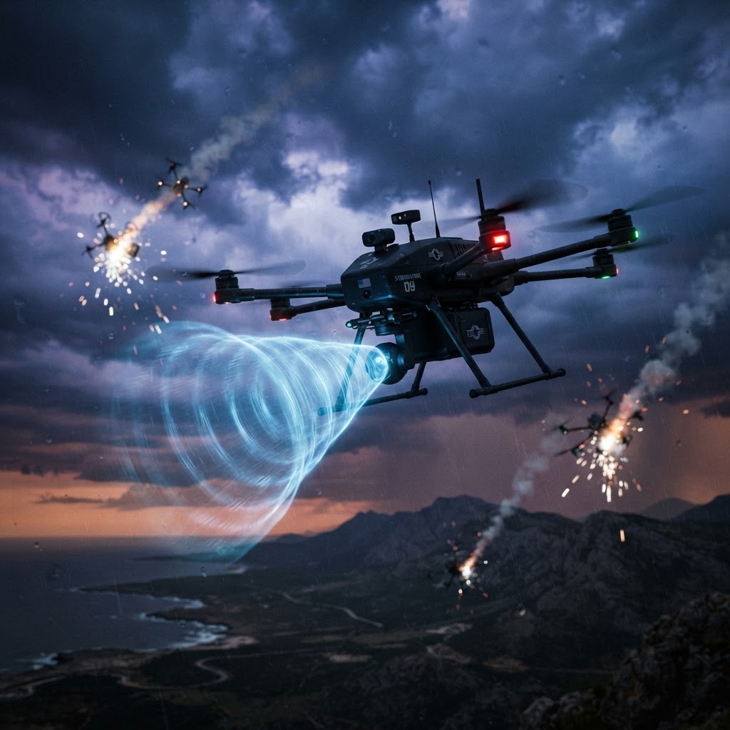 The Airborne HPM Pivot: Neutralizing the Un-jammable Swarm