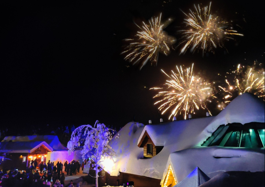 New Year's at Arctic SnowHotel & Glass Igloos