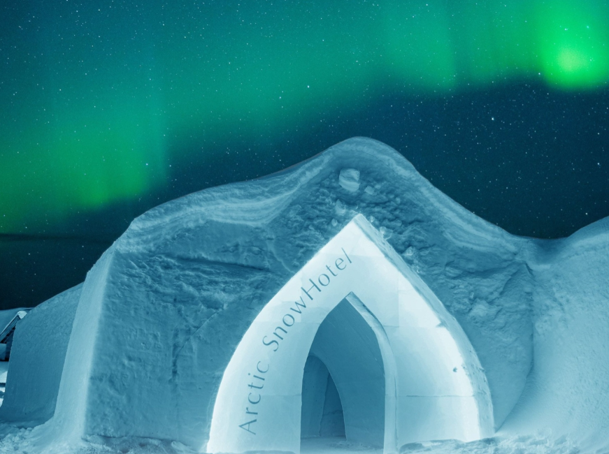 Arctic SnowHotel, Glass Igloo & Northern Lights