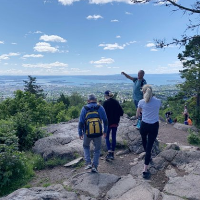Oslo Forest Hiking with fjord views