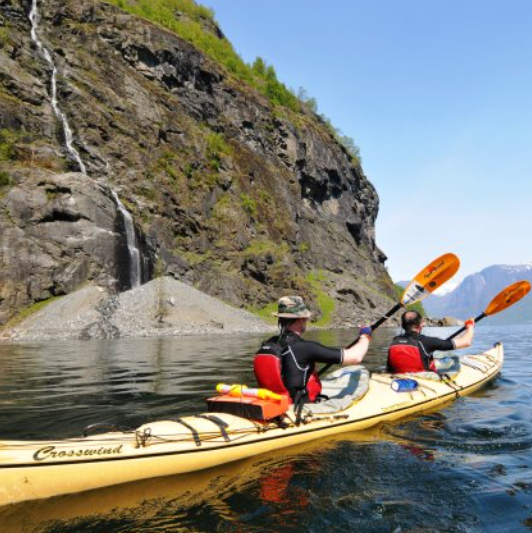 Kayaking in Flåm
