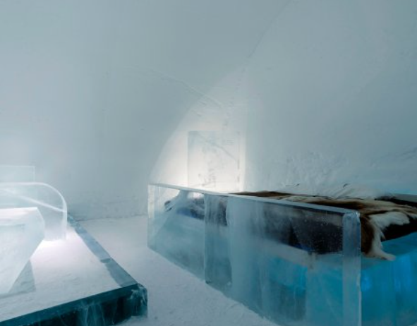 โรงแรมน้ำแข็ง - ห้องน้ำแข็ง (Ice Room)