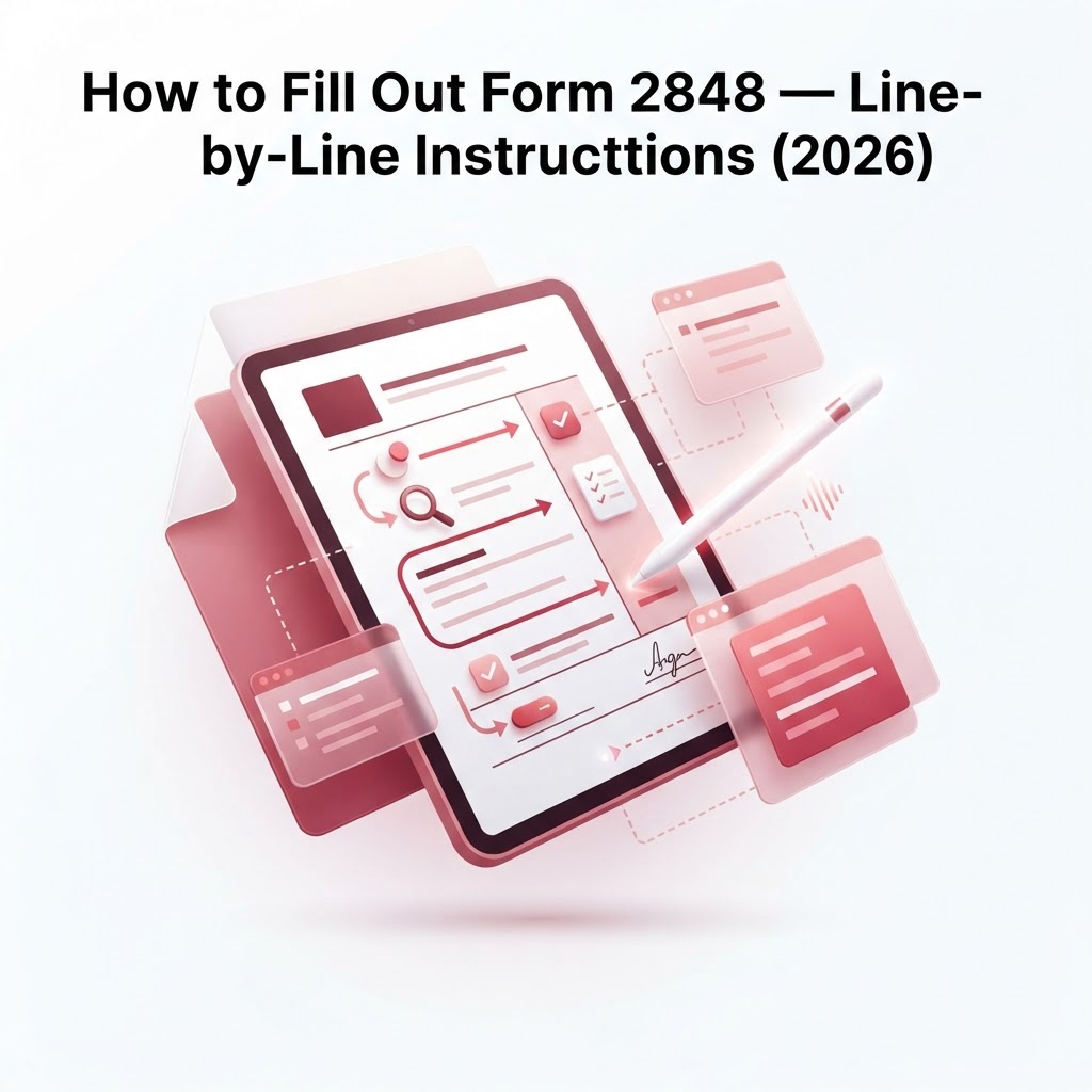How to Fill Out Form 2848 — Line-by-Line Instructions (2026)