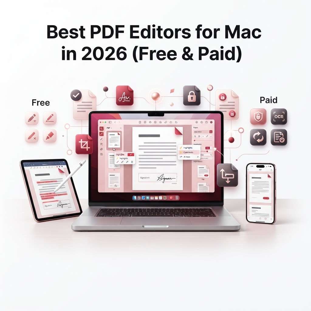 Best PDF Editors for Mac in 2026 (Free & Paid)