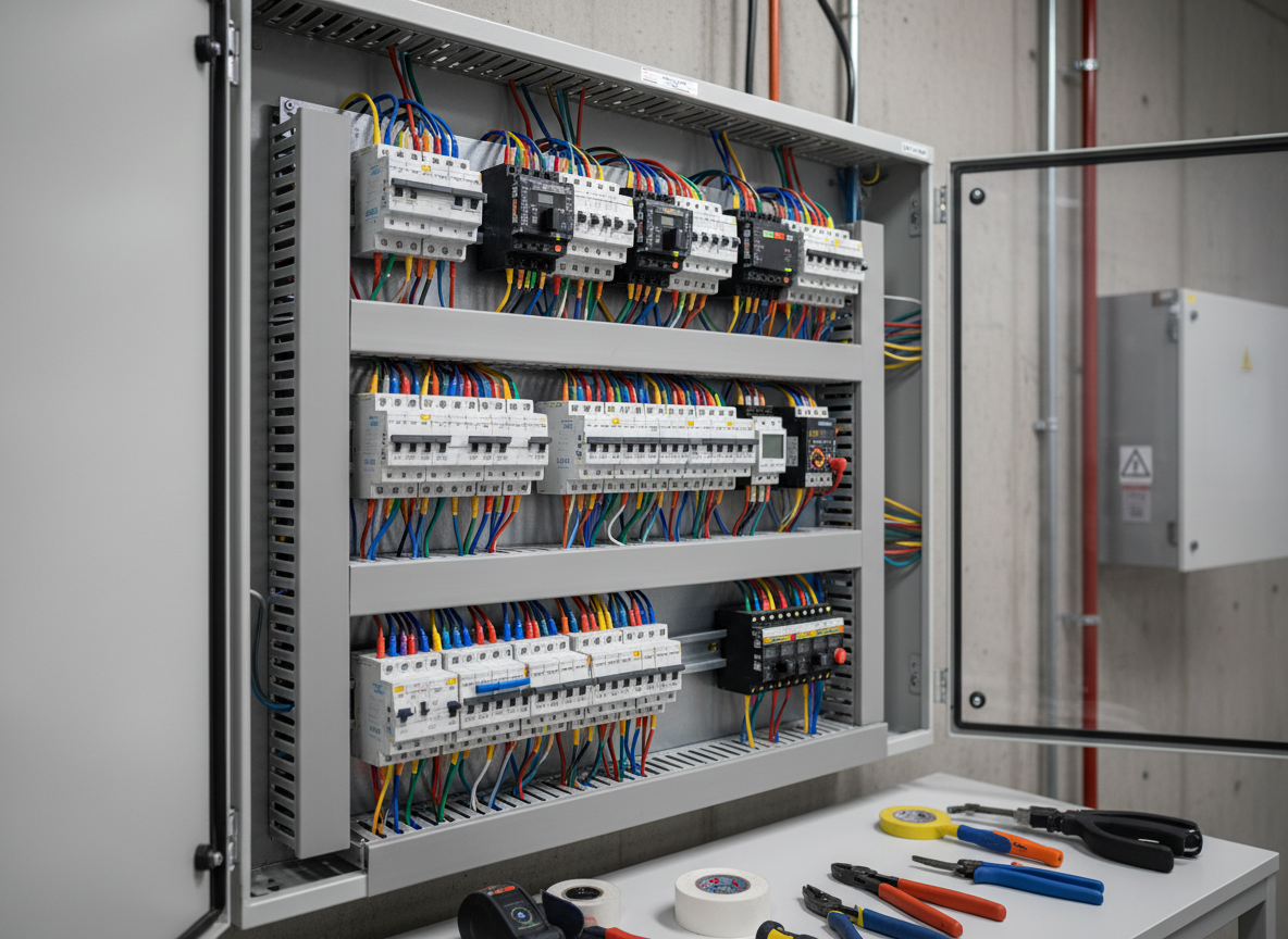 Electrical power distribution installation