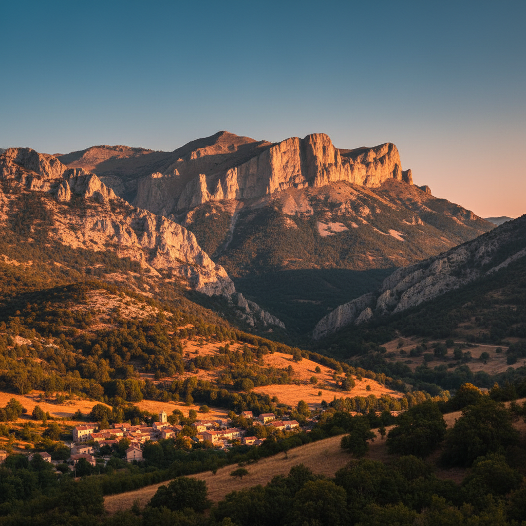 La vallée du Buëch près de Laragne-Montéglin