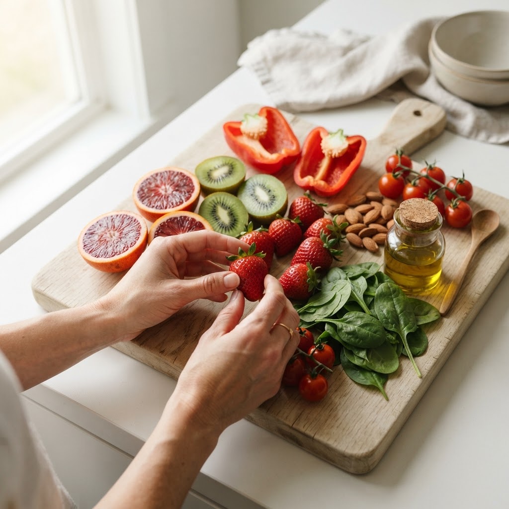 Alimentación para una piel sana