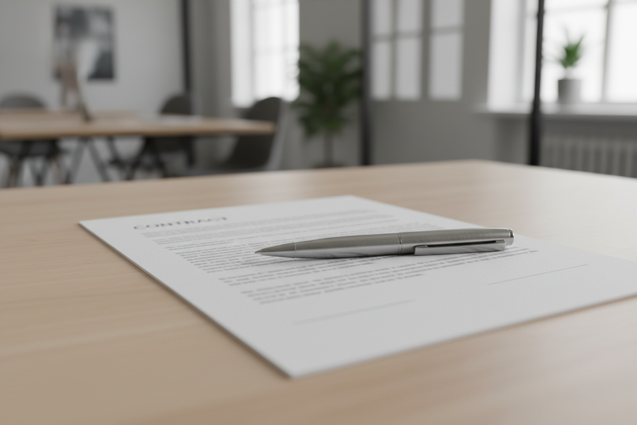 Professional contract documentation