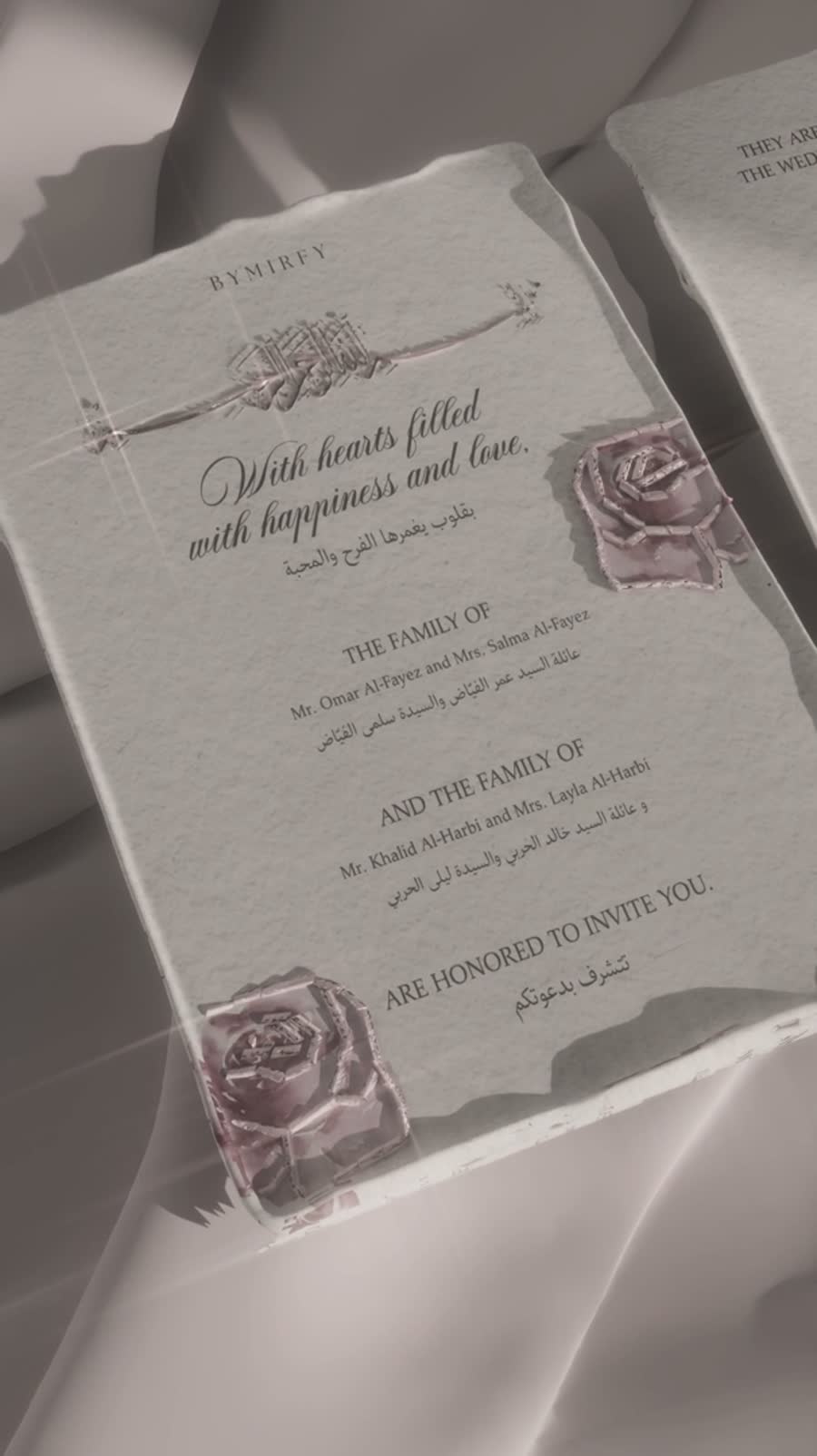 Open Enveloppe Invitation