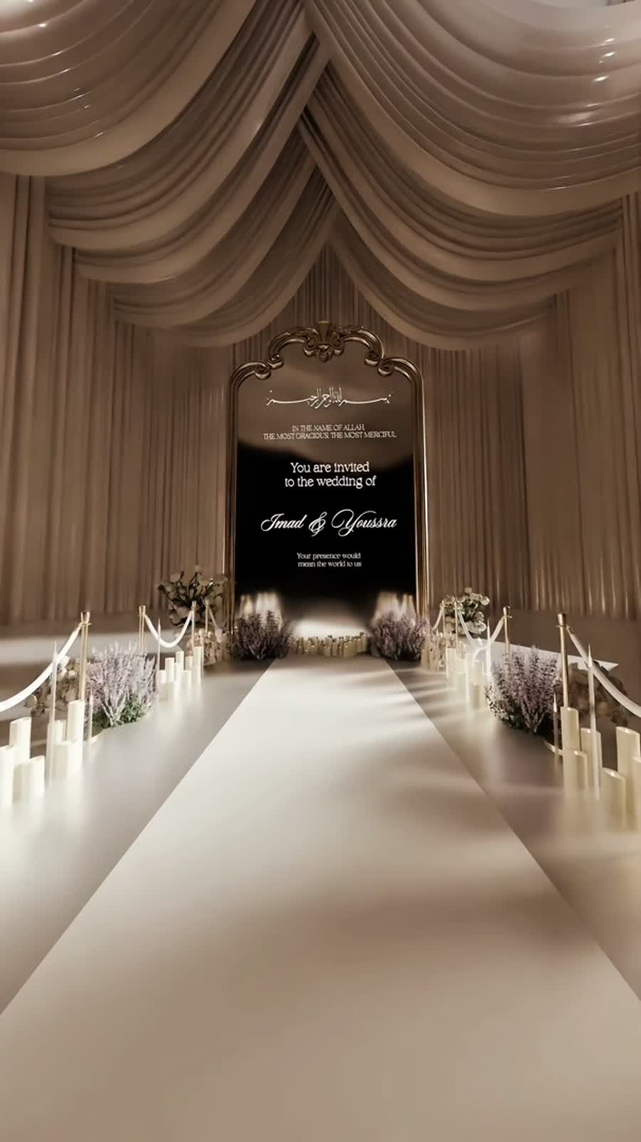 The Golden Henna Invitation