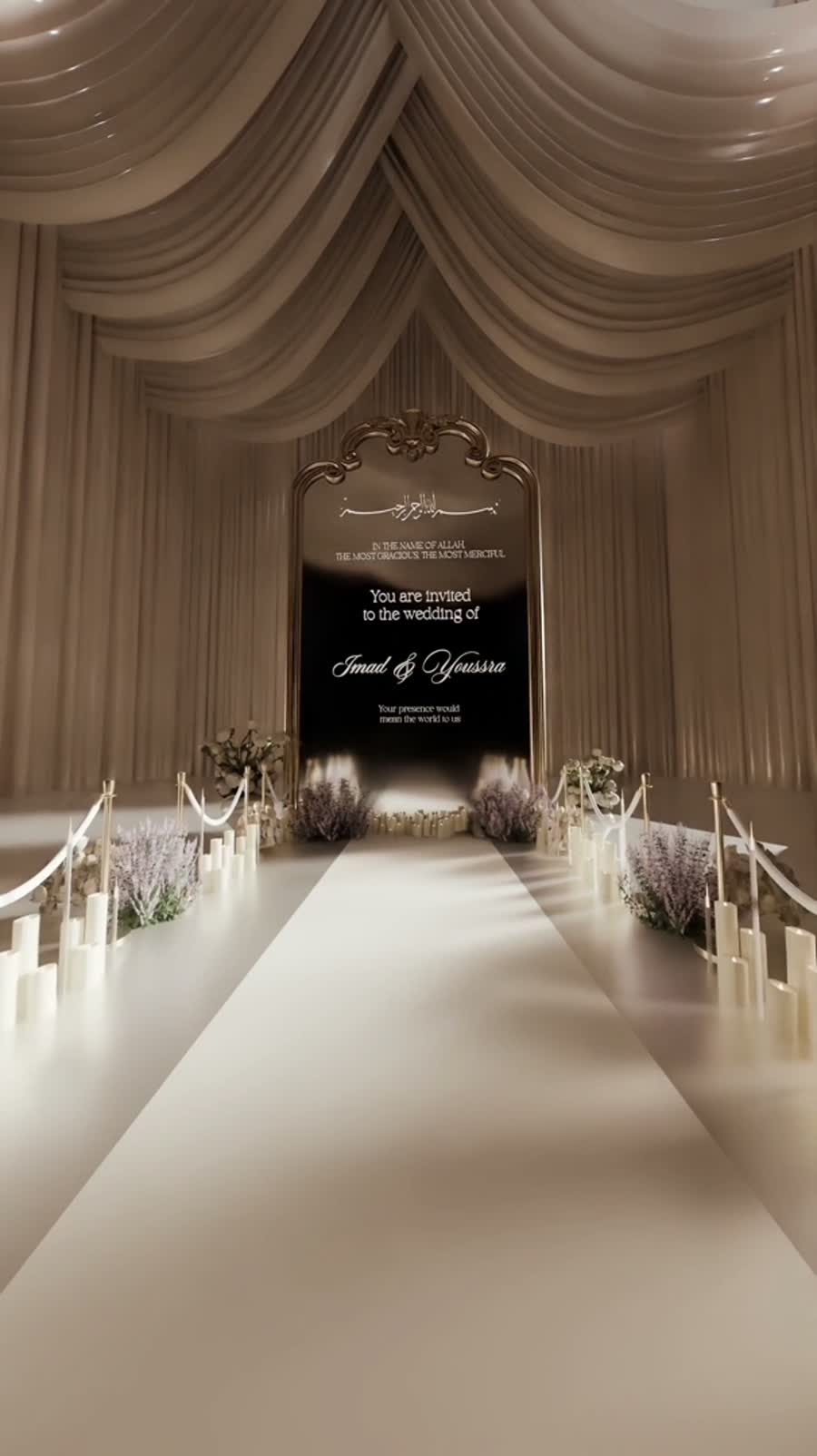 Hallway Mirror Welcome Sign